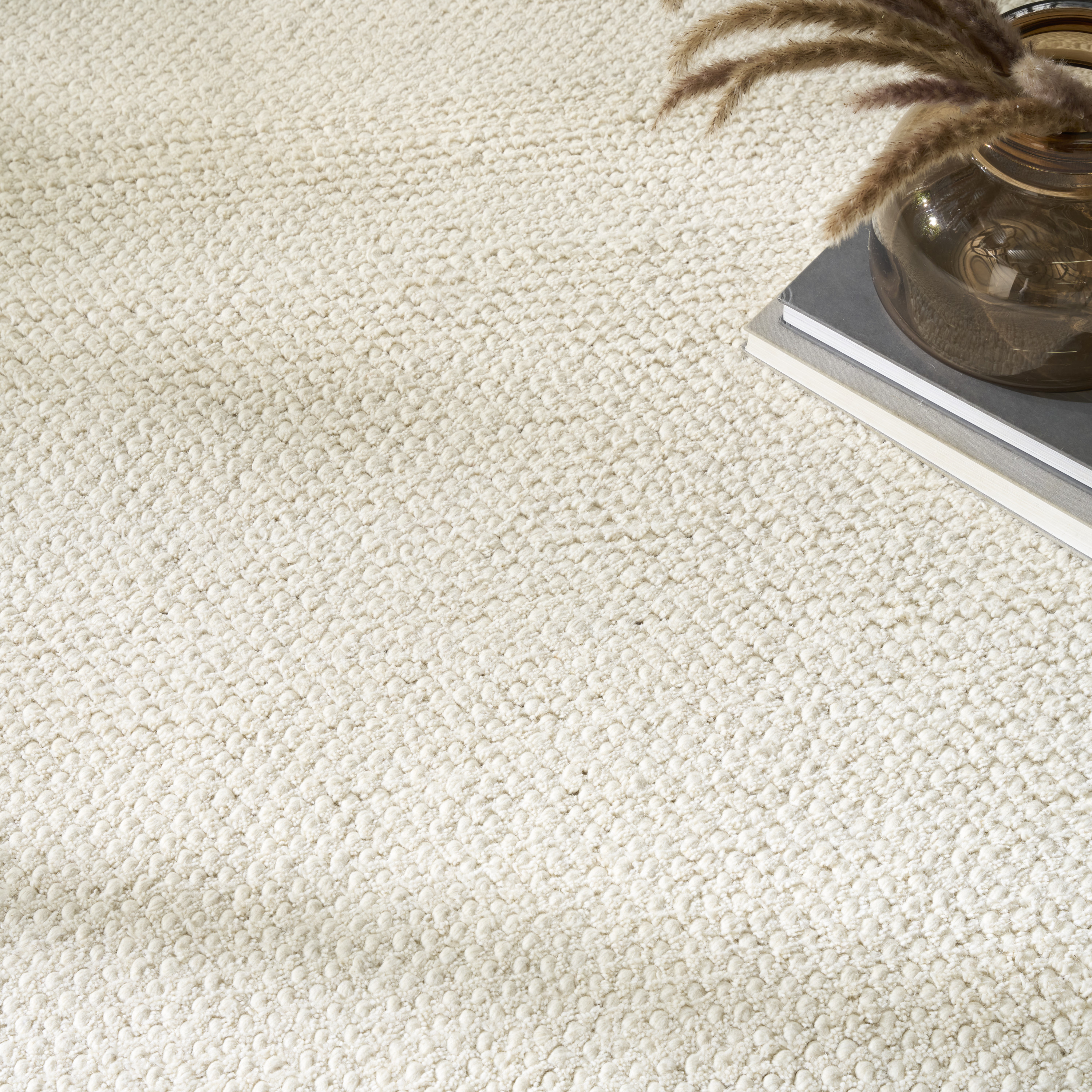 DKNY Pure Rows 8' x 10' Ivory Farmhouse Indoor Rug