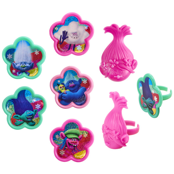 DreamWorks Trolls Hugs & Happiness Cupcake Rings