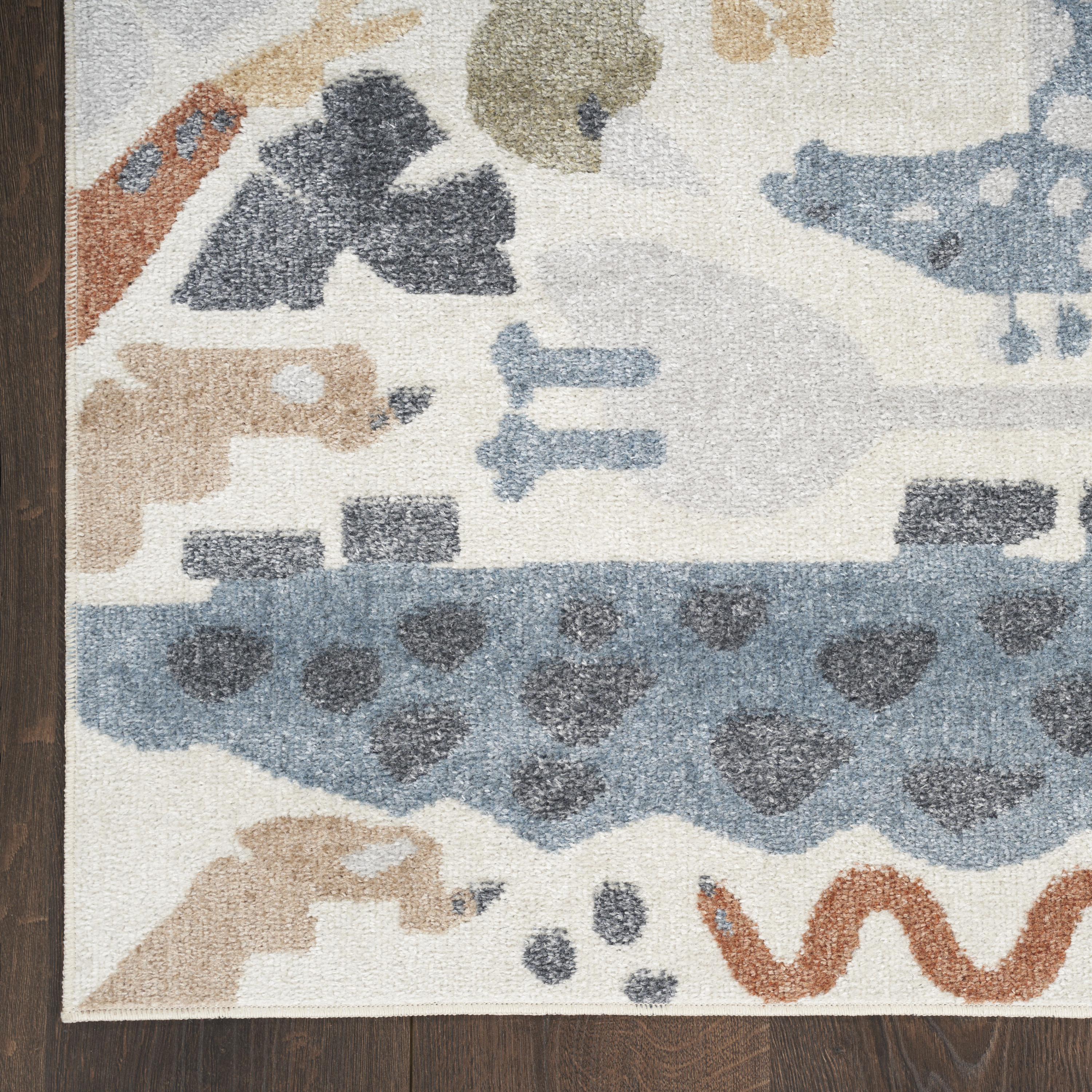 39.00" x 60.00" x .25" Astra Machine Washable Turkey N1373