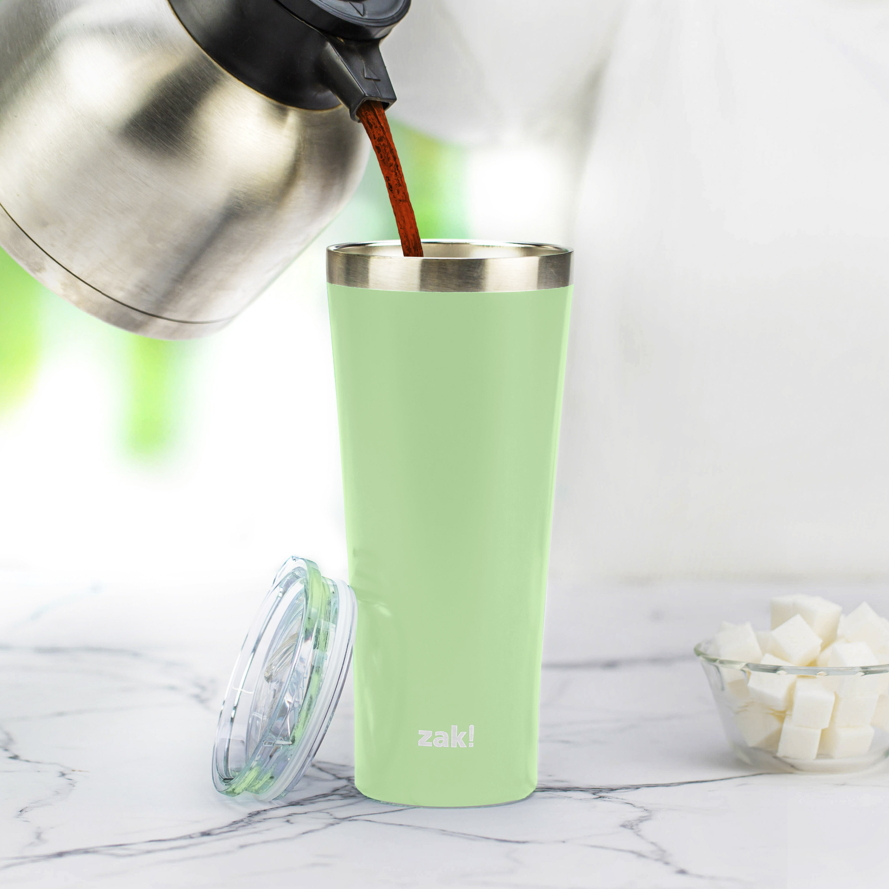 Alpine 30 ounce Stainless Steel Vacuum Insulated Tumbler with Straw, Neo Mint slideshow image 5 Alpine 30 ounce Stainless Steel Vacuum Insulated Tumbler with Straw, Neo Mint slideshow image 5