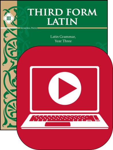 Memoria Press Third Form Latin Online Instructional Video Streaming