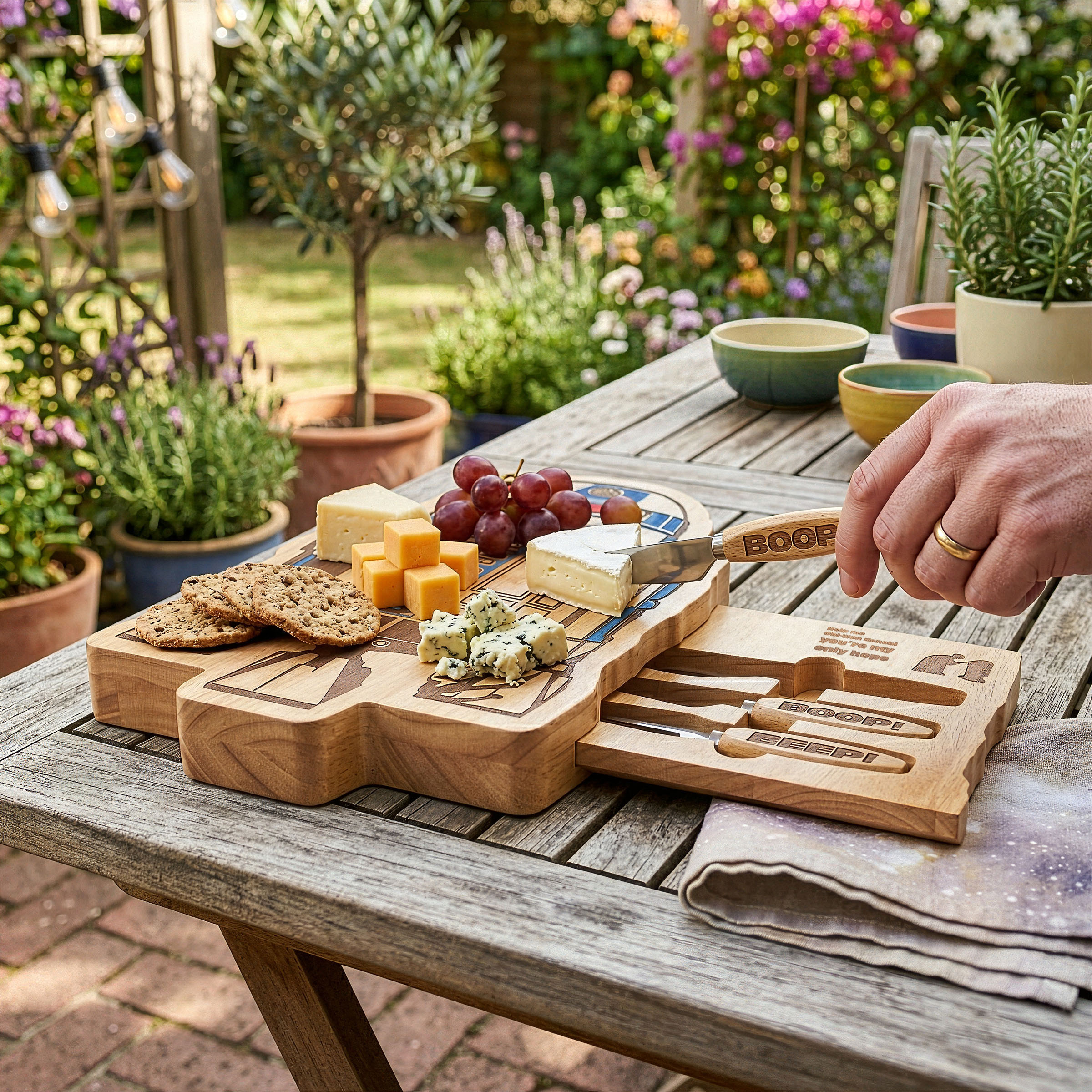 Star Wars R2-D2 - Cheese Board with Tools