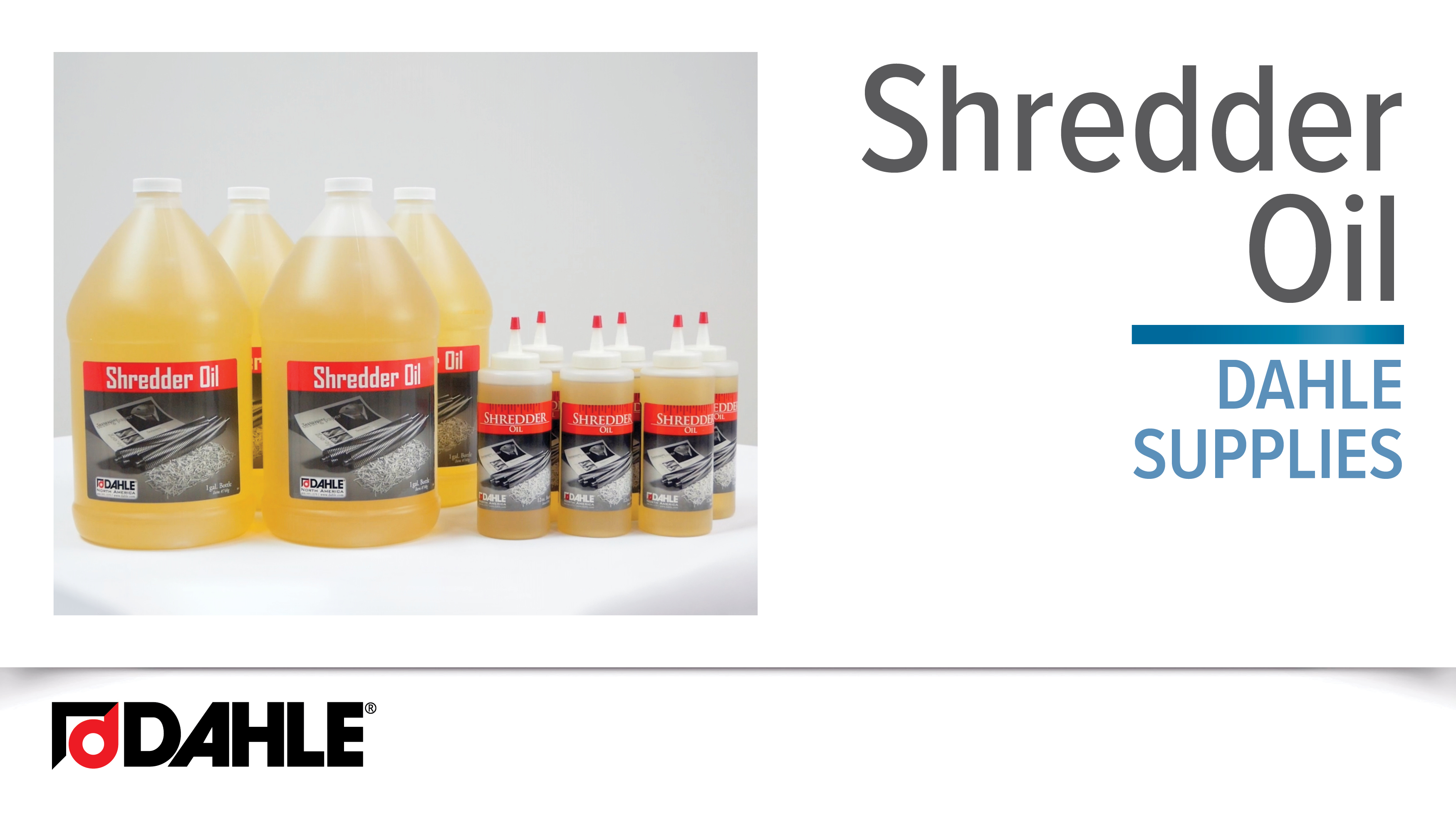 <big><strong>Dahle 20721 | 20722</big></strong><br>Shredder Oil