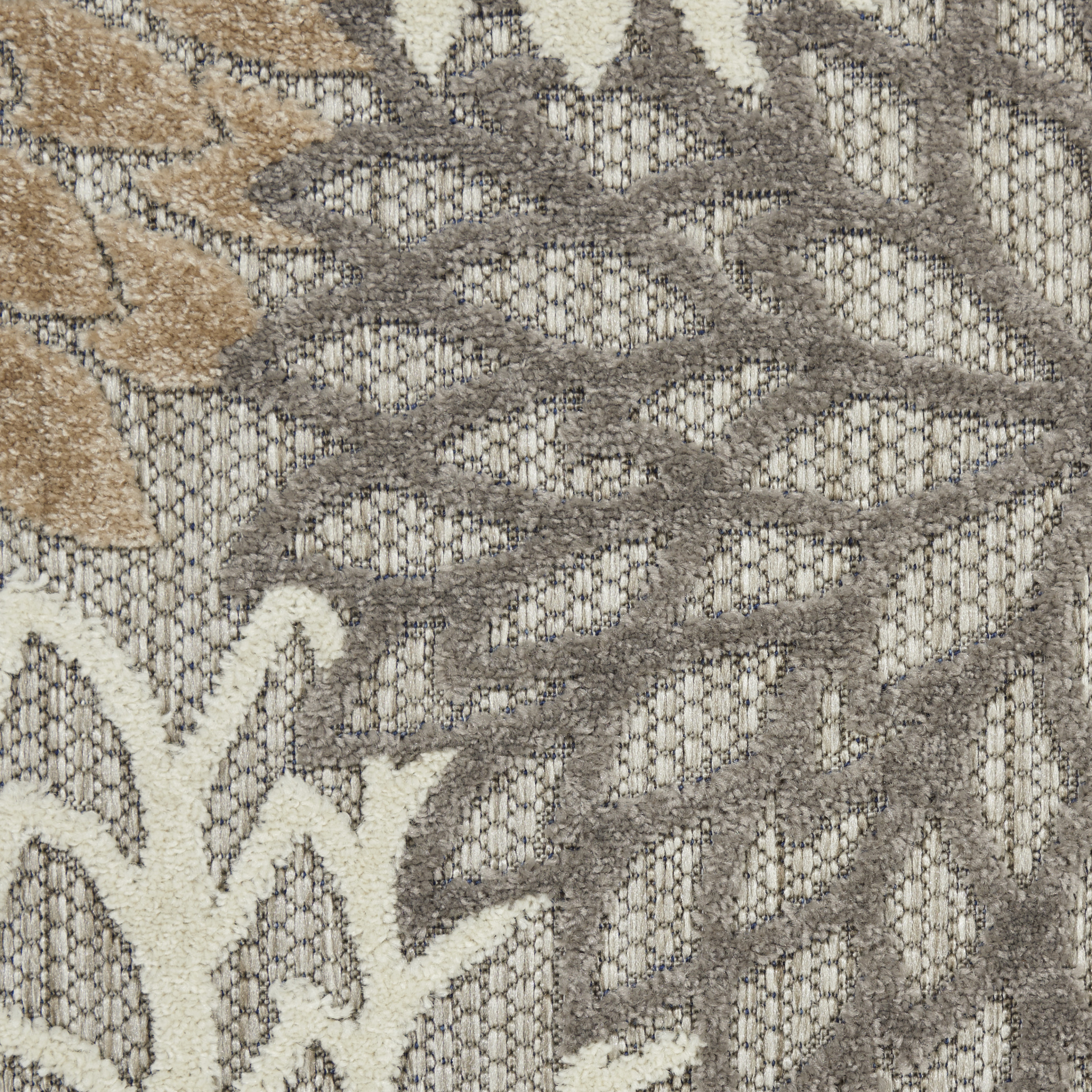 Nourison Aloha 6' x 9' Natural Tropical Rug