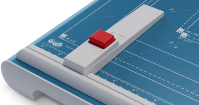 Mounts on either end for easily trimming repetitive sizes.
