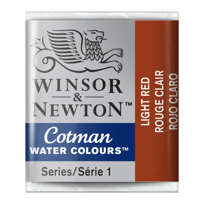 Cotman Watercolor Paint, Half Pan, Light Red
