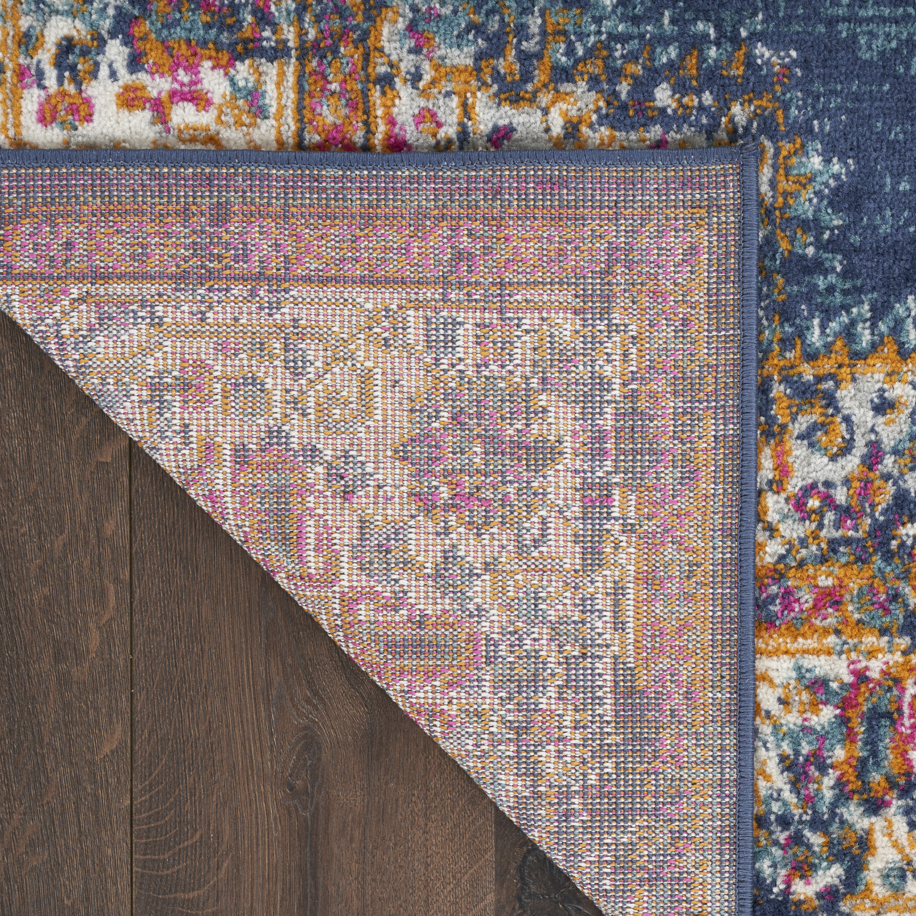 Nourison Passion 5'3" x 7'3" Navy Vintage Indoor Rug