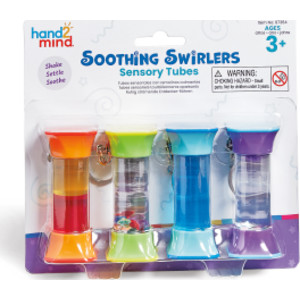 Soothing Swirlers Sensory Tubes Keychains for Kids