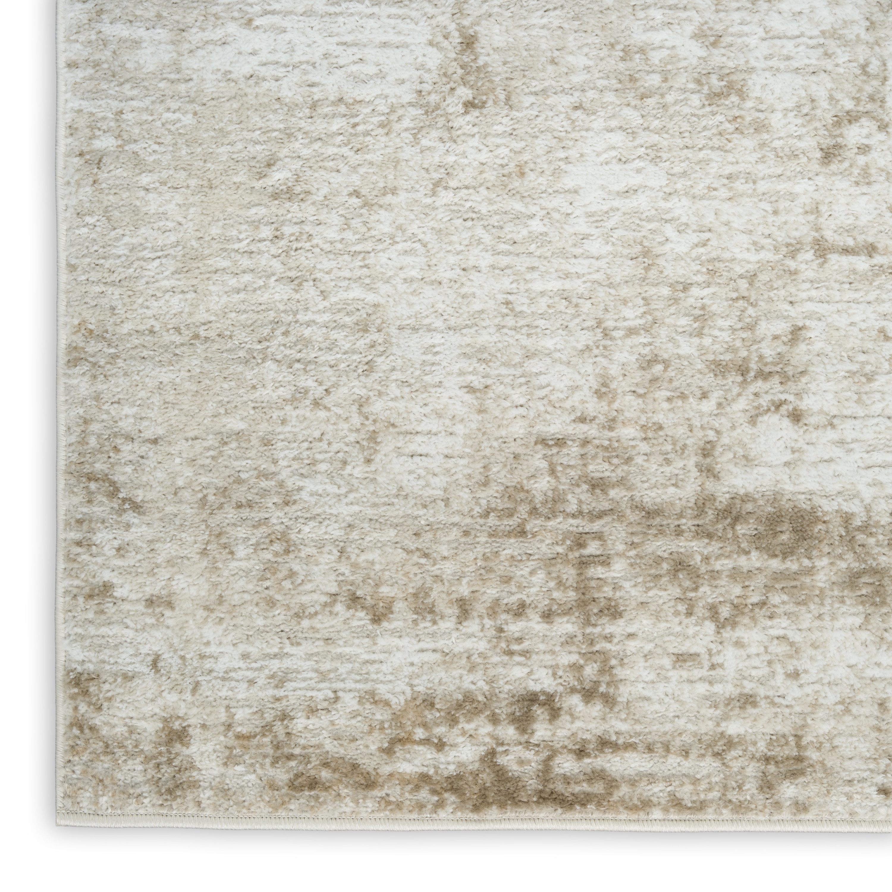 Nourison Dekor 5'3" x 7' Ivory Taupe Modern Indoor Rug