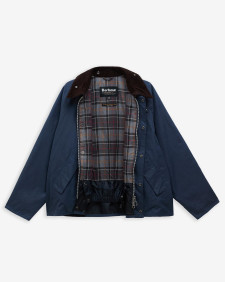 Transport Waxed Jacket Washed Cobalt