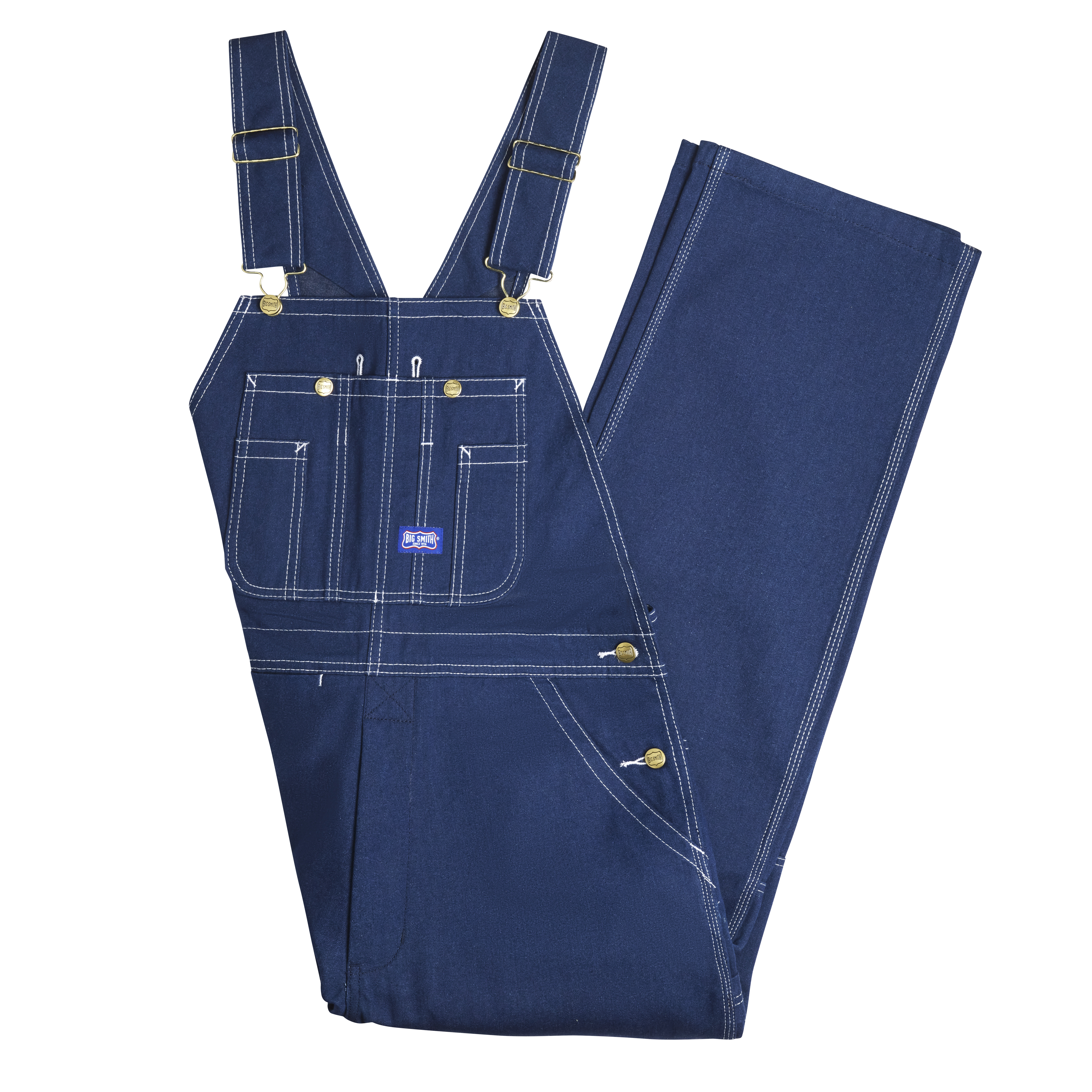 Big Smith Rigid Denim Bib Overalls-Liberty