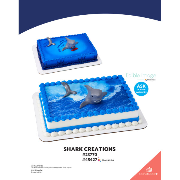 Shark Creations The Magic of Cakes® PhotoCake® Enhanced Background and Icing Page