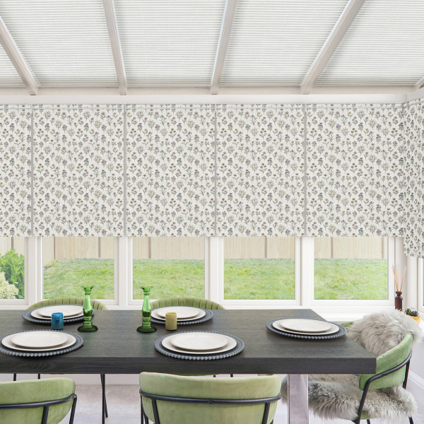 Yvette Blackout Purple Roller Blind