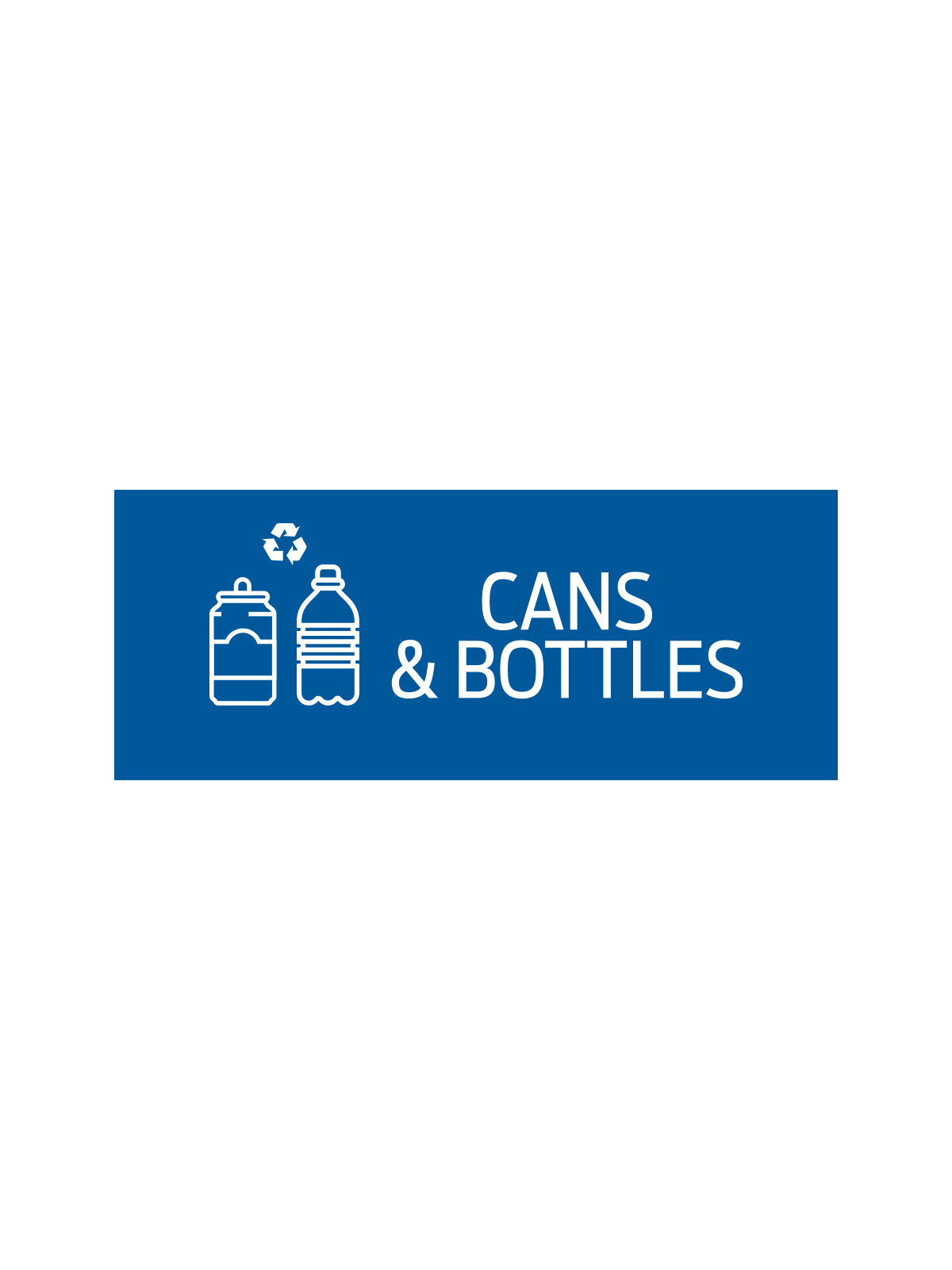 RISE – Double – Sign – Cans & Bottles – Blue