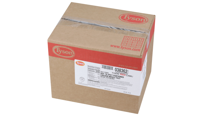 Tyson Red Label® Fully Cooked Hot & Spicy Select Cut Chicken Breast Filet Fritters, 3.5 oz. _image_5