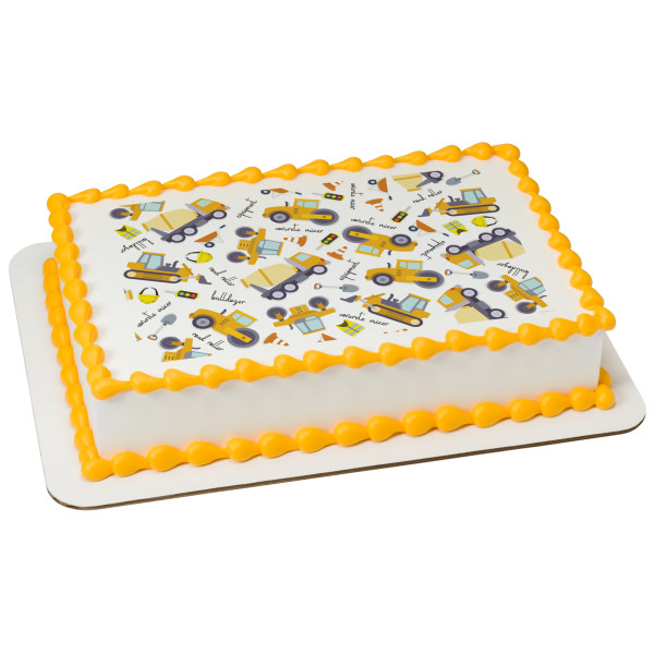 Construction Pattern PhotoCake® Edible Image®