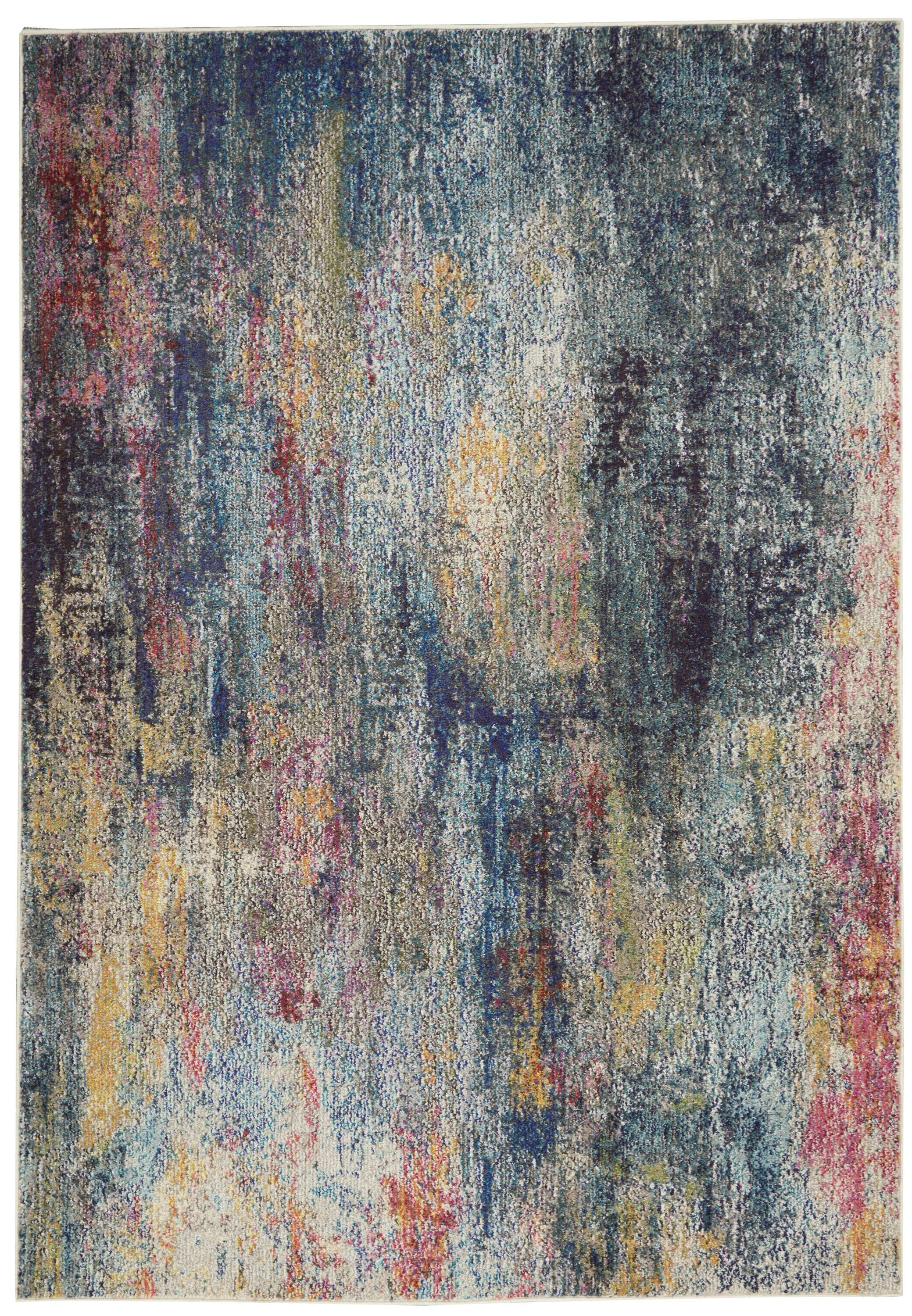 Nourison Celestial 3'11" x 5'11" Multicolor Modern Indoor Rug