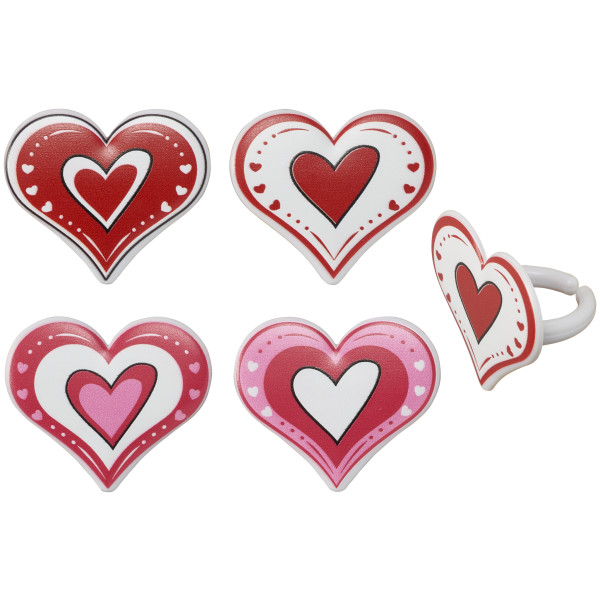 Love is in the Air Cupcake Rings
