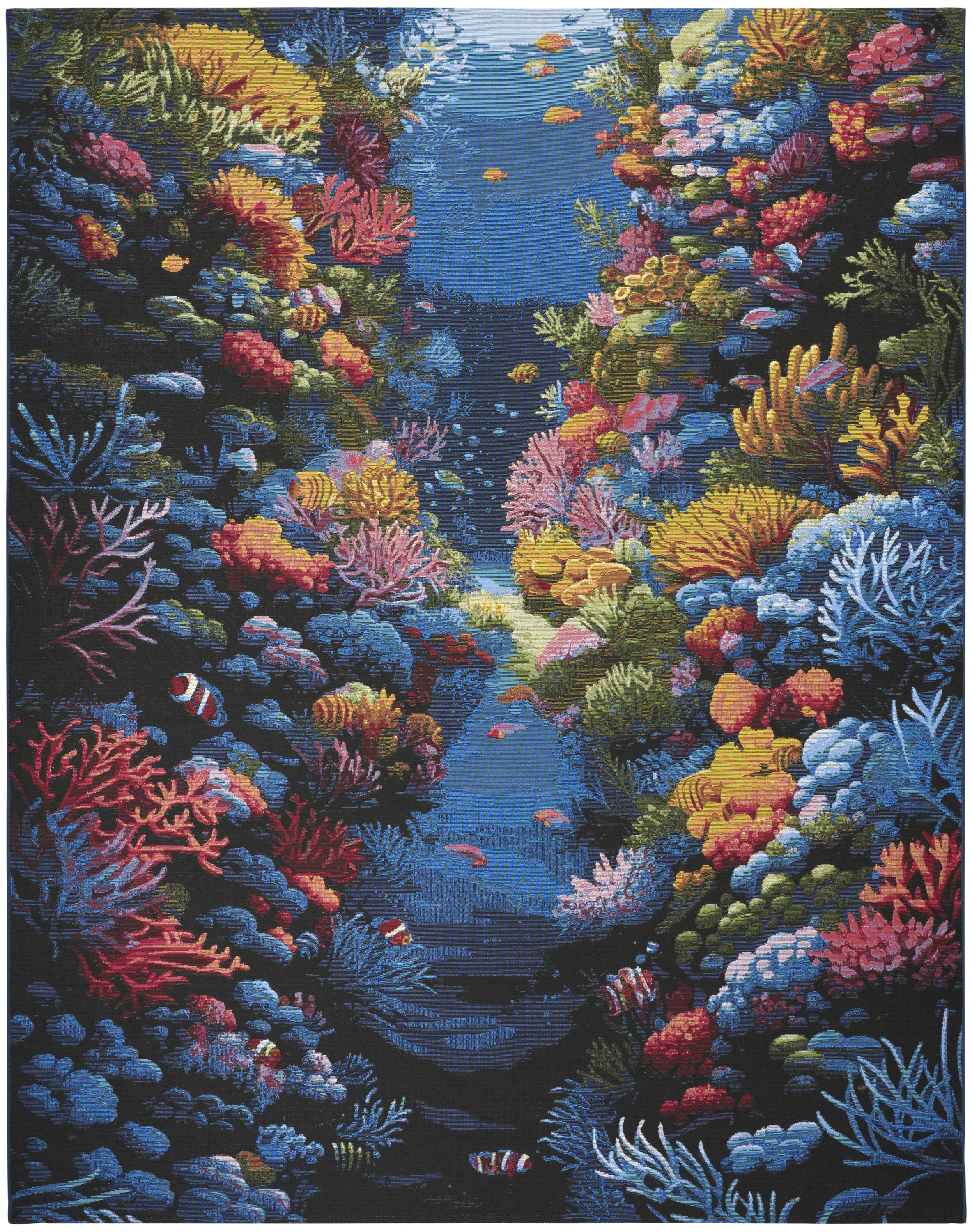 Nourison Color Splash 4' x 6' Multicolor Coastal, Nautical & Beach Rug