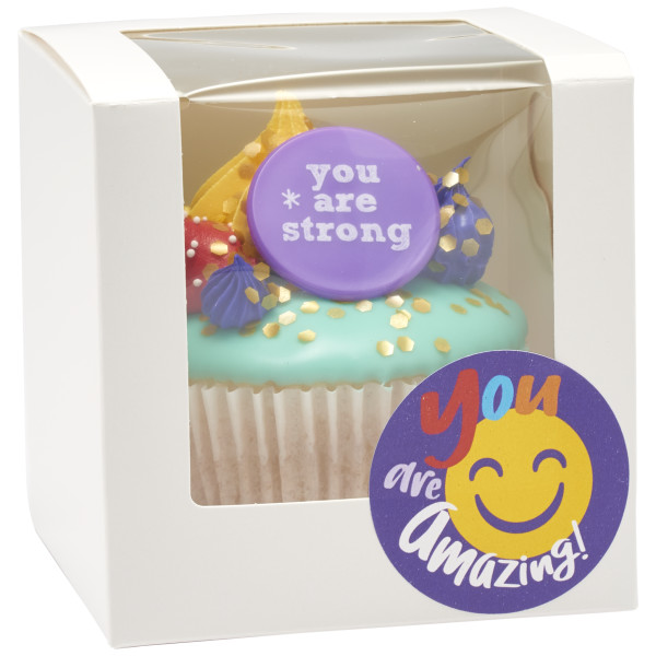 Square Window Single Treat Cake Box