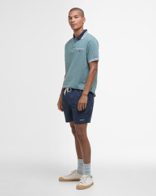 Thurne Tipped Tailored Polo Shirt Vintage Teal