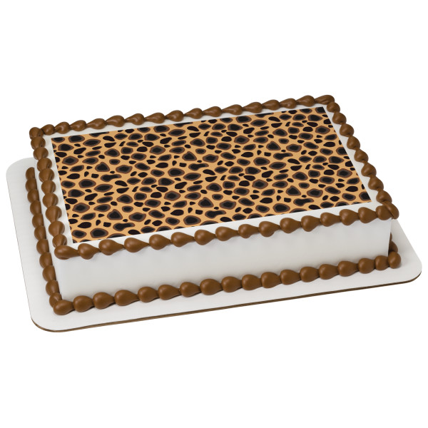 Leopard Pattern PhotoCake® Edible Image®