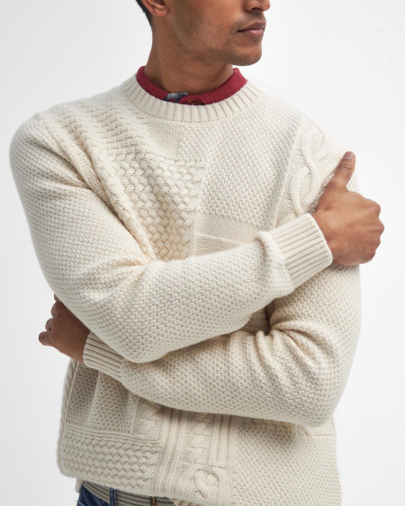 Casey Cable-Knit Crew Neck Jumper