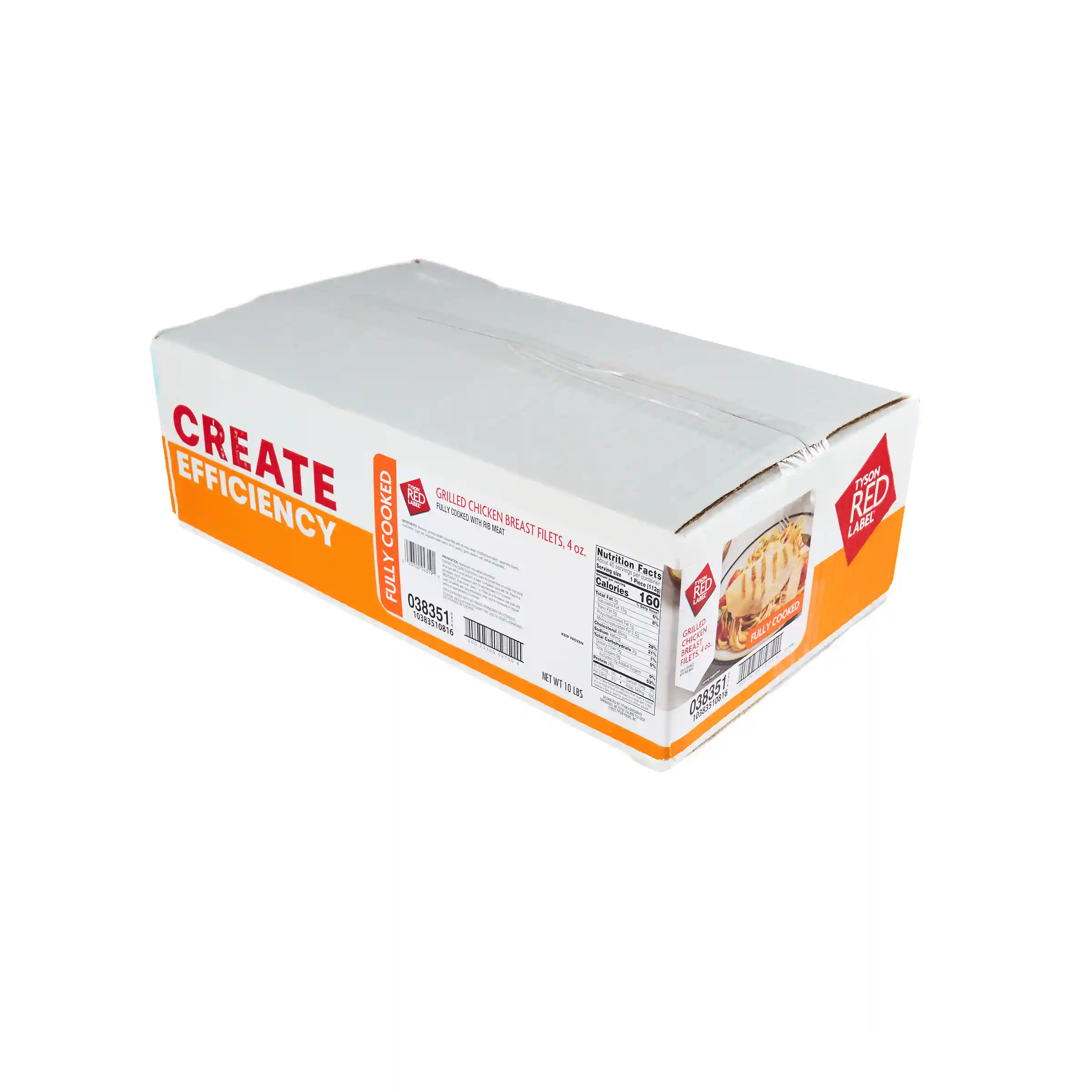 Tyson Red Label® Fully Cooked Unbreaded Grilled Chicken Breast Filets, 4 oz._image_5