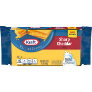 Kraft Sharp Cheddar Natural Cheese Block 16 oz