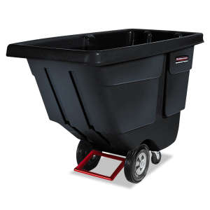 Rubbermaid Commercial, Utility Duty, Tilt Truck, 27 cu ft, Black
