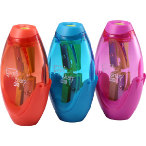 Twist-n-Sharp™ Duo Pencil Sharpener, Assorted Colors