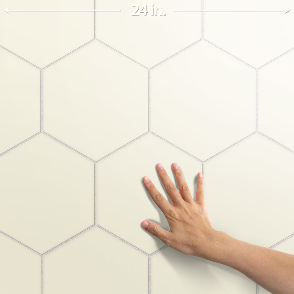 Sample – Textile Basic Hex Cotton Porcelain Floor and Wall Tile