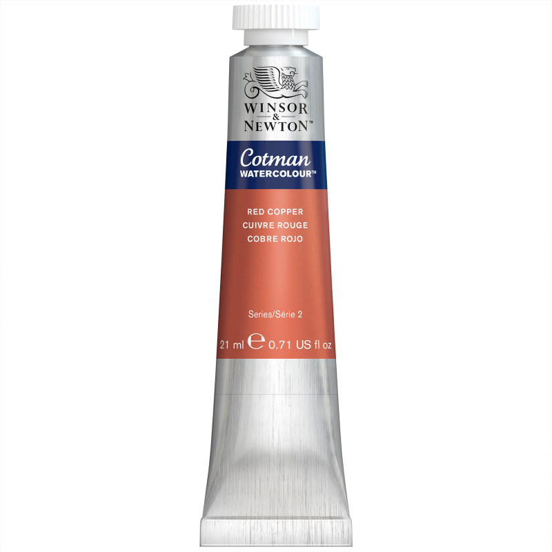 Cotman Watercolor Paint, 21 mL Tube, Red Copper