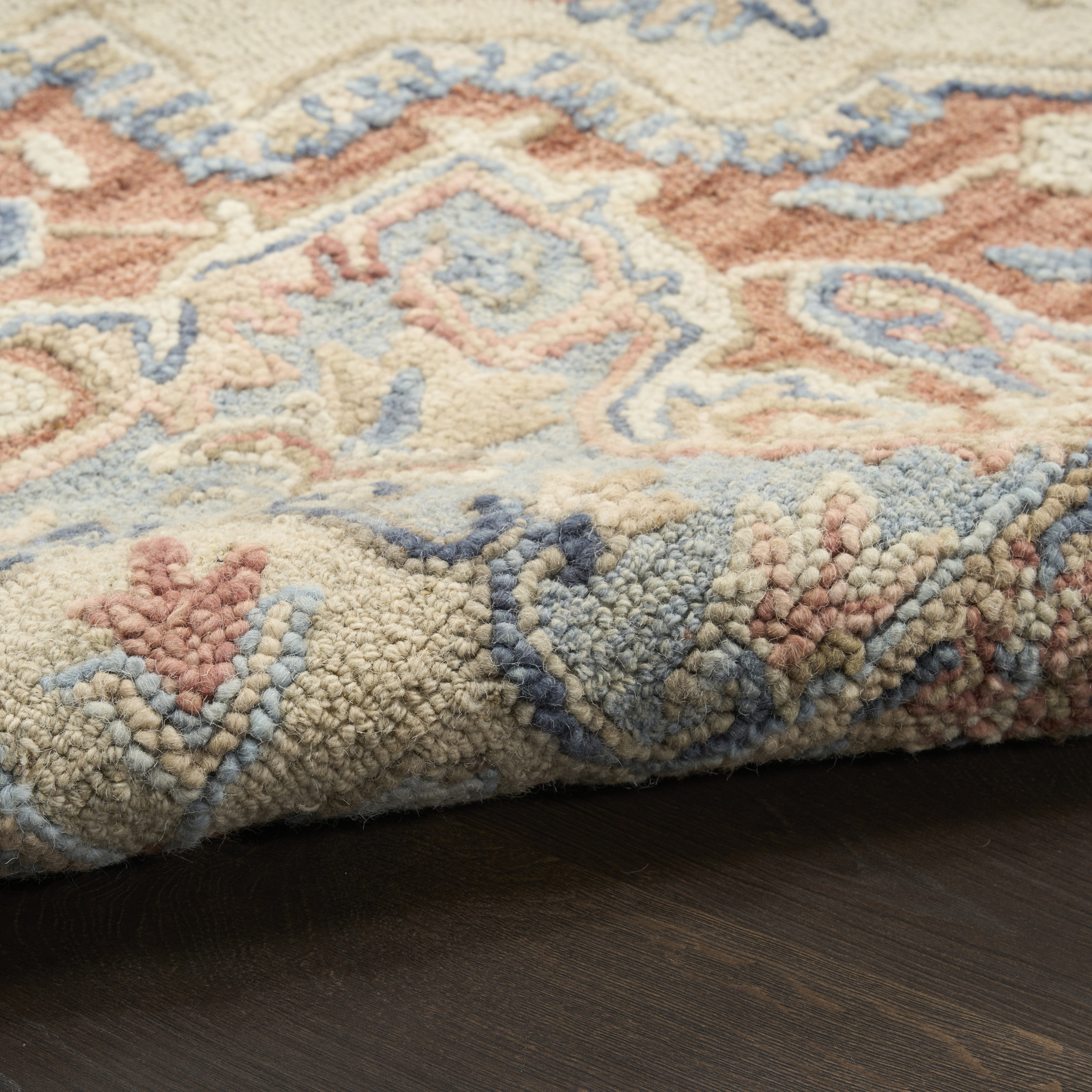 Nourison Maison 7'9" x 9'9" Ivory Rust Vintage Indoor Rug