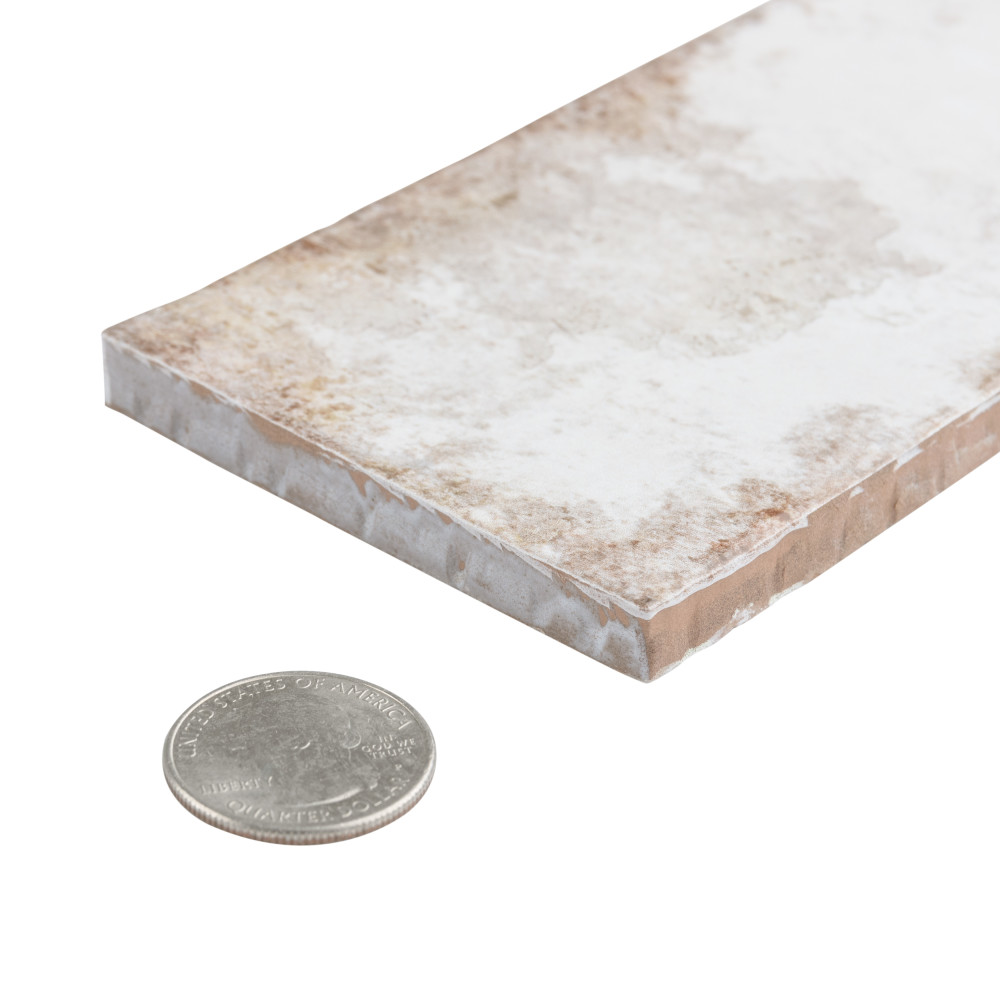 Biarritz Beige 3 in. x 6 in. Ceramic Wall Tile