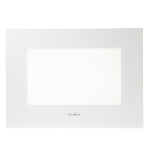 Outer Oven Door Glass - White