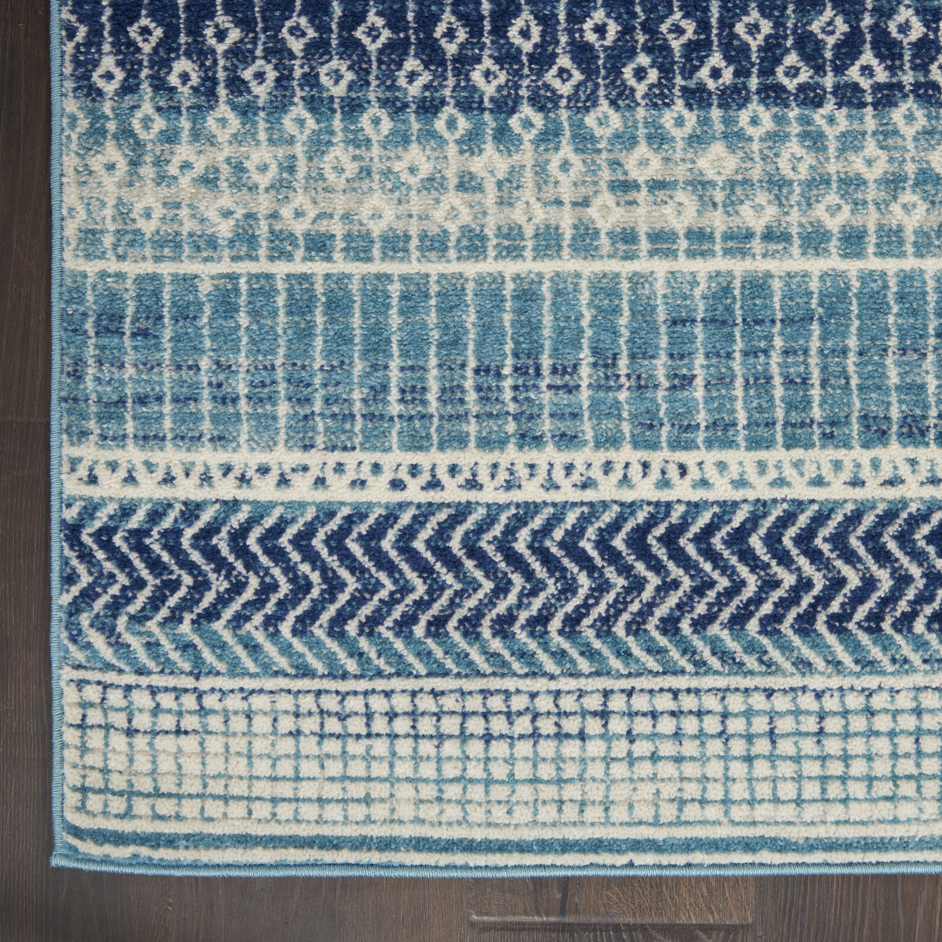 Nourison Passion 9' x 12' Navy Blue Bohemian Indoor Rug