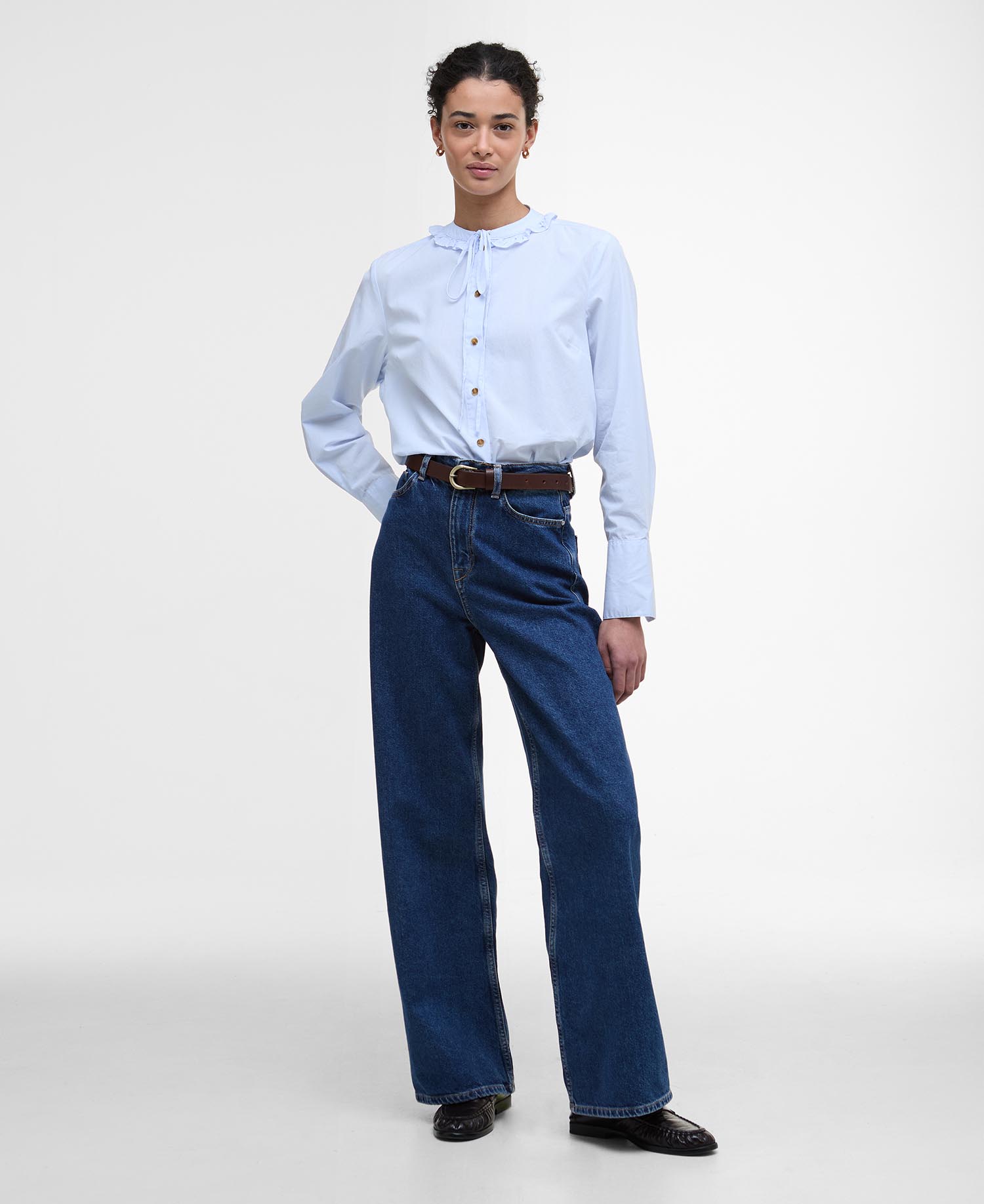 Camicia Cecelia con motivo a righe image number 1