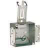 4 Square Box Steel (1) 1/2 in. (1) 1/2 3/4 TKO in. 2-1/8 in. Welded M Bracket 25 per Package