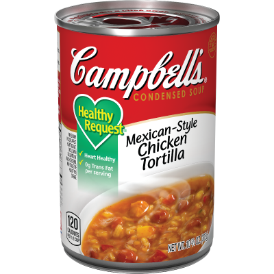 Campbell's® Condensed Healthy Request® Mexican-Style Chicken Tortilla Soup