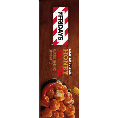 TGI Fridays Frozen Appetizers Limited Edition Honey Sriracha Boneless Chicken Bites, 10 oz. Box