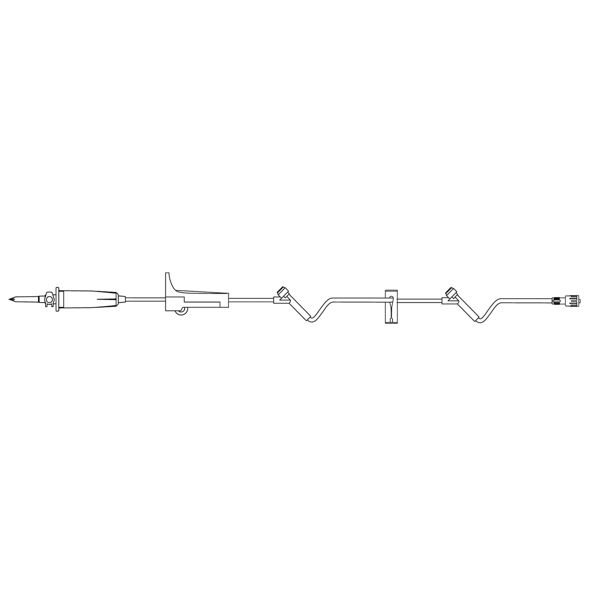B. Braun Gravity Administration Set with SafeLine® Injection Sites