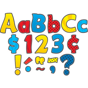 Superhero Funtastic 4" Letters Combo Pack, 208 Pieces