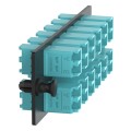 Opticom® Fiber Optic Adapter Panel, Multimode (OM3/4), (12) LC Duplex Adapters for 24-Strand Fiber