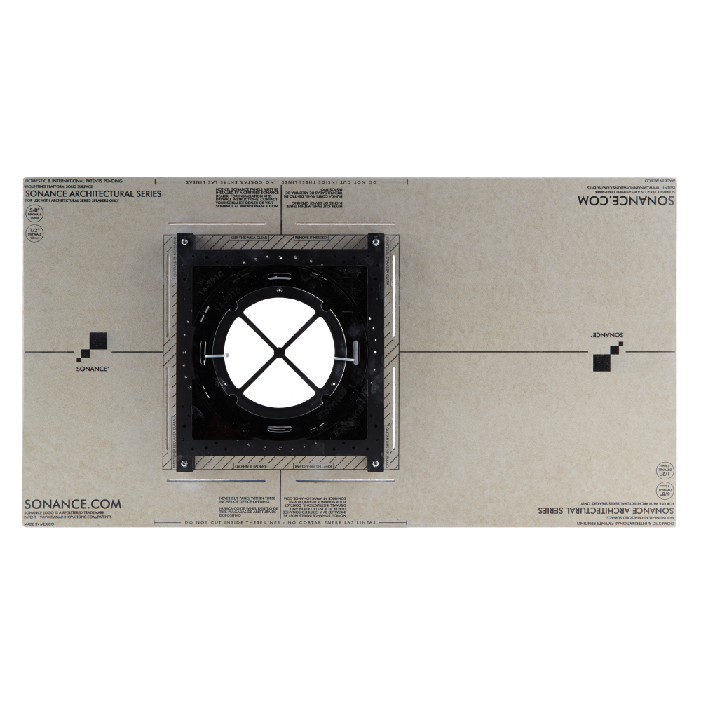 5/8IN SOLID SURFACE MOUNTING PLATFORM AS MEDIUM FOR BPS8 OR AS68RS ROUND OR SQUARE (1 EACH)