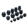 ISO Low Voltage Insulators, Imperial Thread, 2 in., 2 in. Hex Width, 2.31 in., 1/2 UNC Thread