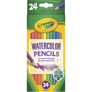 Watercolor Pencils, 24 Count