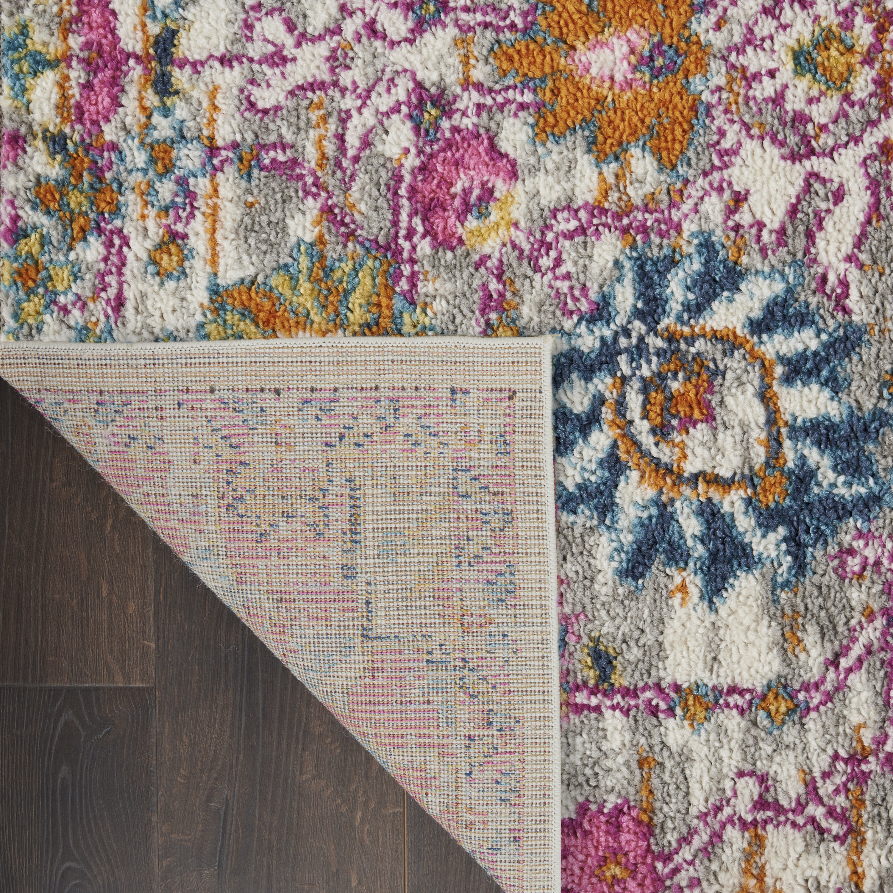 Nourison Passion 3'9" x 5'9" Silver Bohemian Indoor Rug