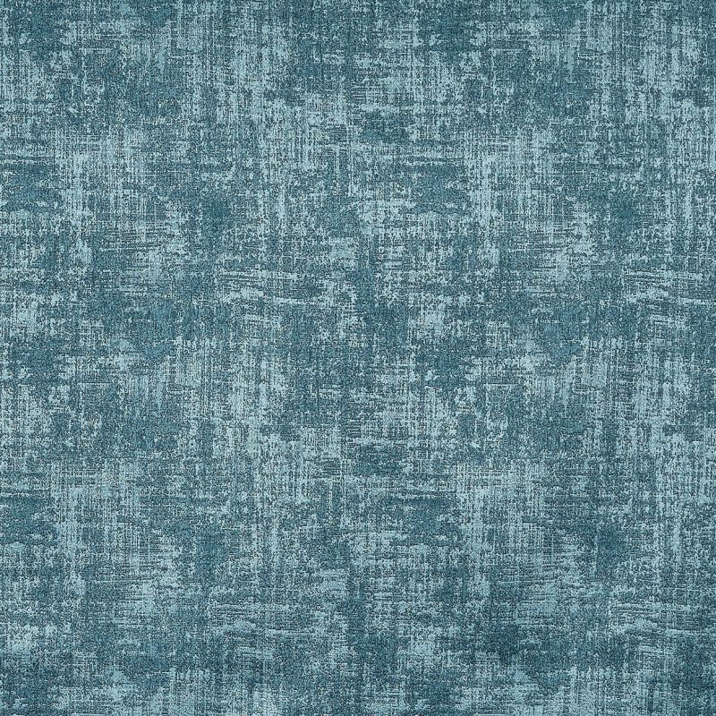 Distressed teal-blue wallpaper with coarse crosshatched texture covers the entire surface; appears matte and worn, suggesting an interior wall or upholstery fabric under soft, neutral lighting.