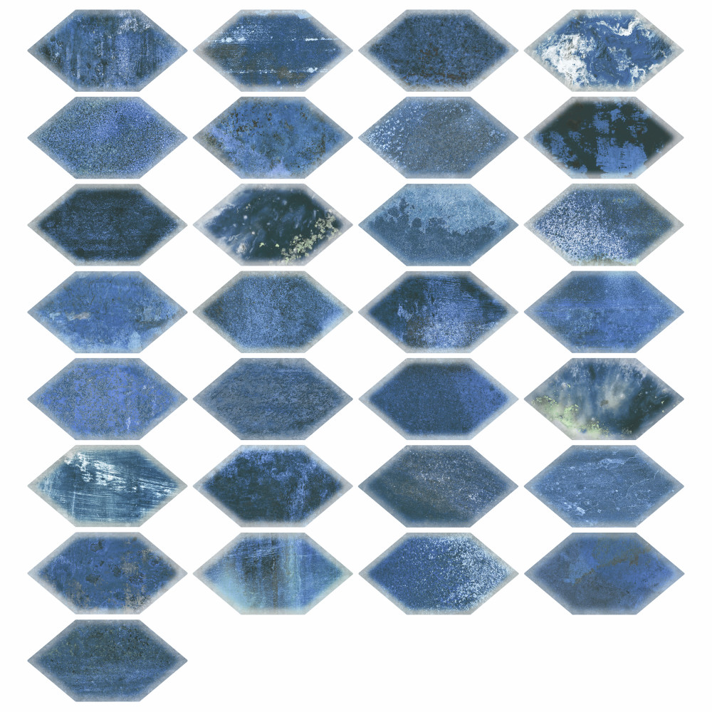 Dorne Kayak Blue 6-1/2 in. x 12-1/2 in. Porcelain Floor and Wall Tile